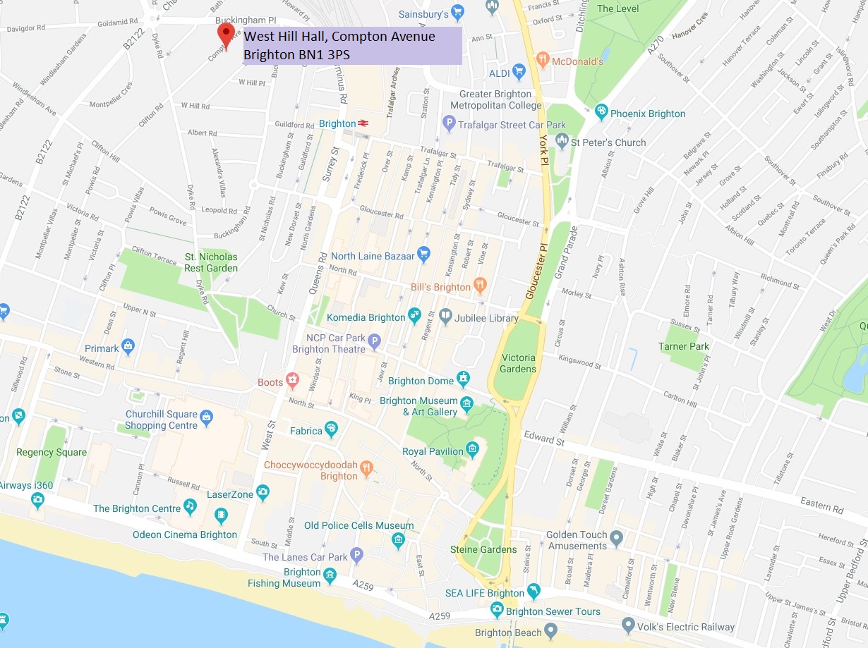 West Hill Hall, Compton Avenue, Brighton BN1 3PS